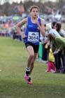 S. Sinha (Kent) on her way to winning the Under-13 Girls race, McCain Inter Counties Cross Country, Cofton Park, Birmingham.